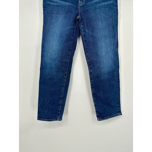 Edwin The Bree Crop slim straight Jeans in Crossroad Blue Size 27 - Picture 5 of 11